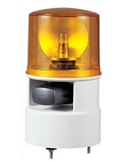 Combinacin De Luz De Advertencia Giratoria Color mbar Con Bocina Elctrica Para Aplicaciones De La Industria A 24 Vcd Mx 120 Db No Incluye Guarda SMD-WS-24-A - SMD-WS-24-A